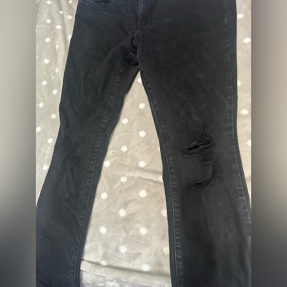Universal Thread Ripped Black Jeans - Picture 2 of 4